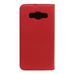 Etui Smart Magnet na telefon Samsung Galaxy A3 A300 czerwone