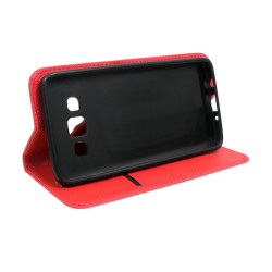 Etui Smart Magnet na telefon Samsung Galaxy A3 A300 czerwone