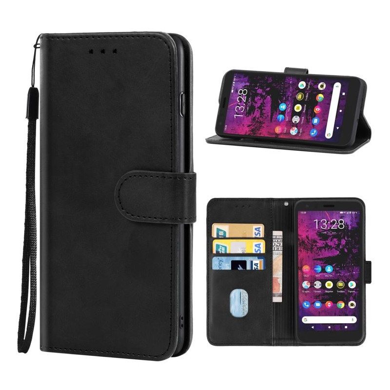 Etui Smart Leather na telefon CAT S62 Pro czarne