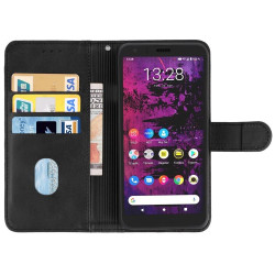 Etui Smart Leather na telefon CAT S62 Pro czarne