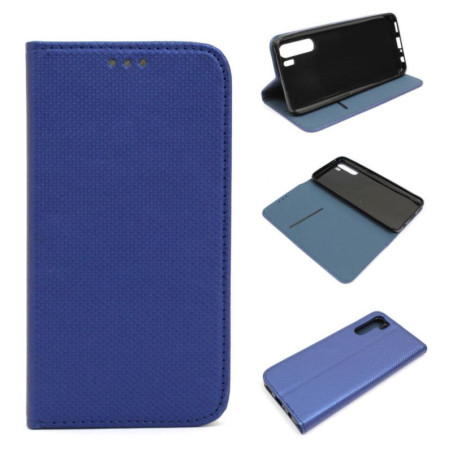 Etui Smart Magnet na telefon OPPO A91 CPH2001 / Reno 3 CPH2043 granatowe