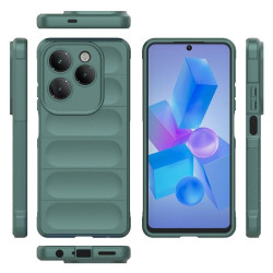 ETUI PANCERNE PHANTOM na telefon Infinix HOT 40 Pro 4G LTE X6837 / Tecno Spark 20 Pro KJ6 zielone