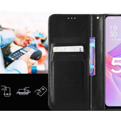 Etui Smart Crazy na telefon Tecno Spark 20 Pro KJ6 czarne