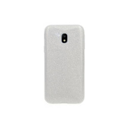 Etui Jelly Case SHINING HQ na telefon Samsung Galaxy J3 2017 J330 srebrne