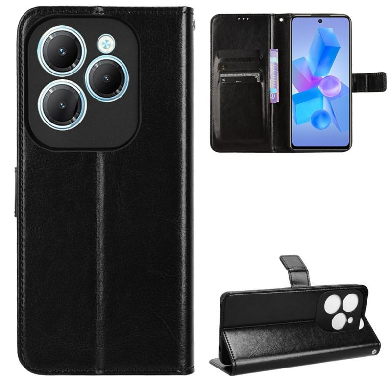 Etui Smart Crazy na telefon Infinix HOT 40 Pro 4G LTE X6837 / Tecno Spark 20 Pro KJ6 czarne