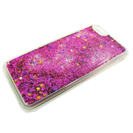 Etui Liquid / Water Case na telefon Apple iPhone 6+ A1522 / 6S+ A1634 różowe