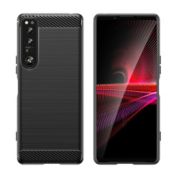 Etui Bumper Carbon Lux na telefon Sony Xperia 1 IV czarne