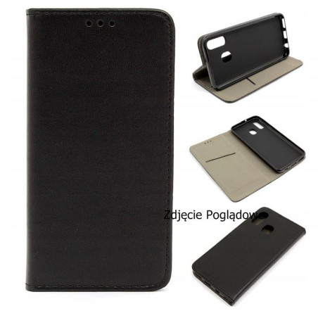 Etui Smart Magnet na telefon Xiaomi Redmi Note 13 Pro 4G / Redmi Note 14S 4G / POCO M6 Pro 4G czarne HQ