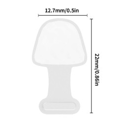 Zatyczka / zaślepka przeciw kurzowi do gniazda ładowania Lightning do iPhone / iPad / AirPods / iPod klej 3M biała 2