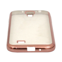 Etui BUMPER GLOSSY TPU na telefon Samsung Galaxy S4 i9500 różowe