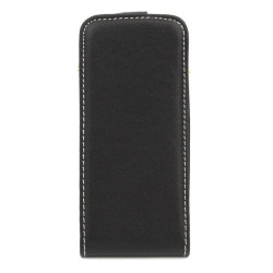 Etui pionowe z klapką SLIM FLEX na telefon Microsoft Nokia 230 RM-1126 RM-1172 2015 czarne HQ
