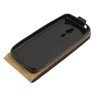 Etui pionowe z klapką SLIM FLEX na telefon Microsoft Nokia 230 RM-1126 RM-1172 2015 czarne HQ