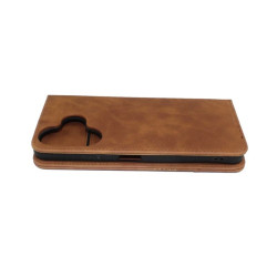 Etui Smart Wonder na telefon Xiaomi Redmi 13 4G / 5G brązowe