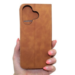 Etui Smart Wonder na telefon Xiaomi Redmi 13 4G / 5G brązowe