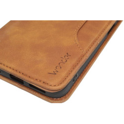 Etui Smart Wonder na telefon Xiaomi Redmi 13 4G / 5G brązowe