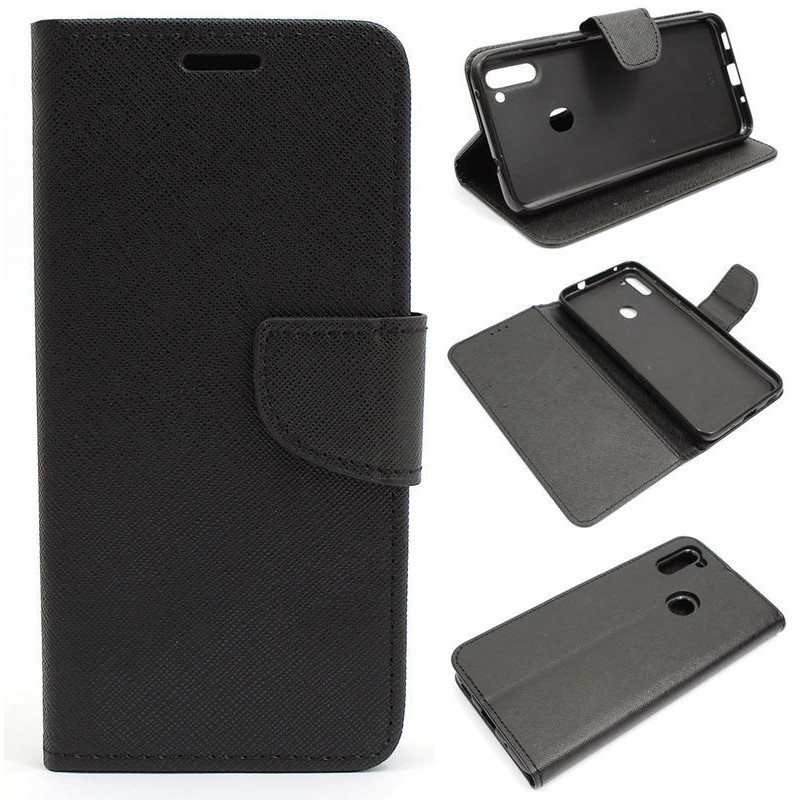 Etui Fancy Diary na telefon Samsung Galaxy A11 A115 / M11 M115 czarne