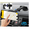 Uchwyt samochodowy do szyby na telefon / smartfon / nawigację / GPS PL60