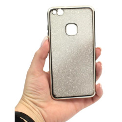 Etui Jelly Case GLOSSY HQ na telefon Huawei P10 Lite WAS-L03T srebrne