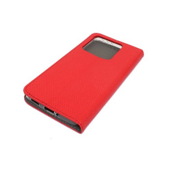 Etui Smart Magnet na telefon Xiaomi 14T 5G 2406APNFAG / 14T Pro 5G 2407FPN8EG czerwone