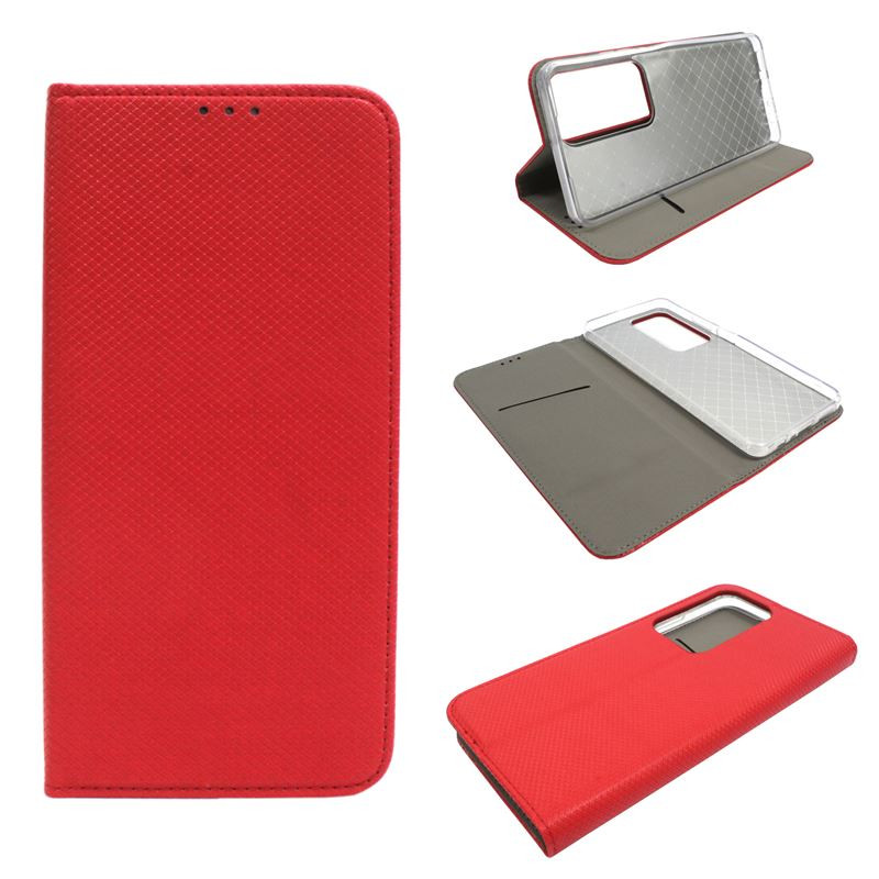 Etui Smart Magnet na telefon OPPO A80 5G CPH2639 czerwone