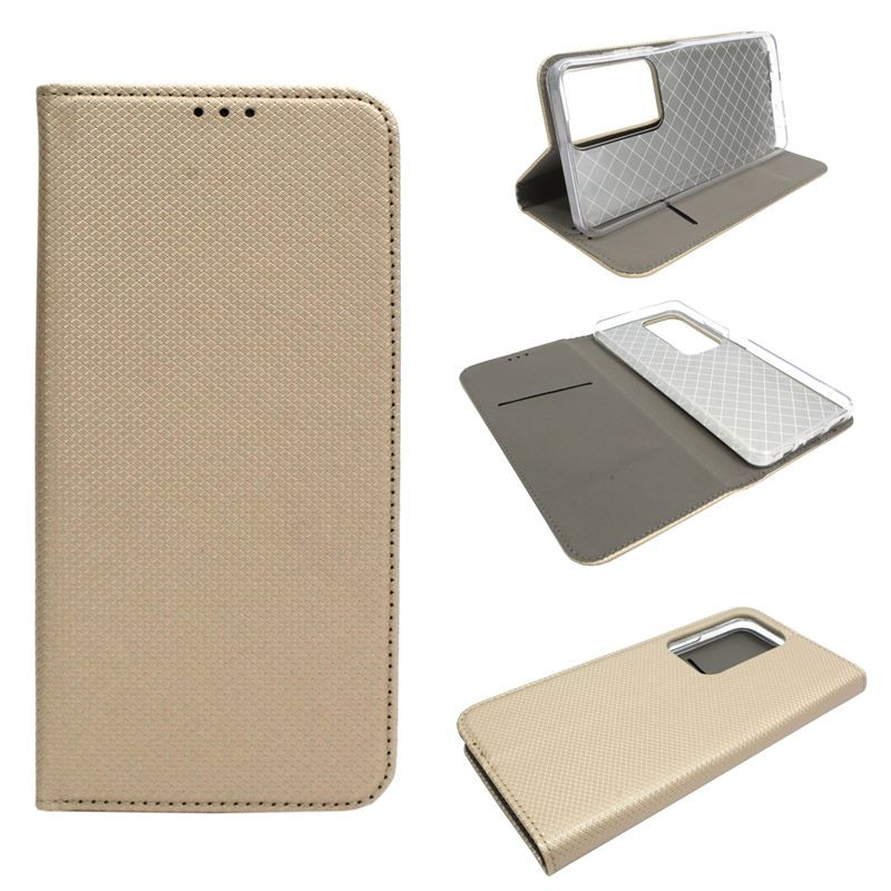 Etui Smart Magnet na telefon OPPO A80 5G CPH2639 złote