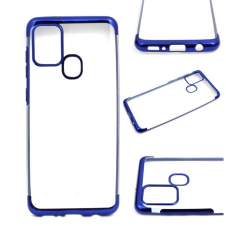 Etui BUMPER GLOSSY na telefon Samsung Galaxy A21s A217 niebieskie