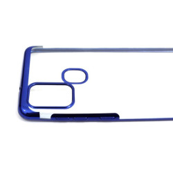 Etui BUMPER GLOSSY na telefon Samsung Galaxy A21s A217 niebieskie