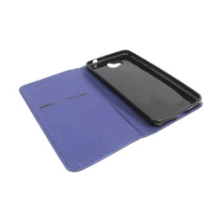 Etui Smart Magnet na telefon Huawei Y5 / Y6 2017 / Nova Young / Honor 6 Play granatowe