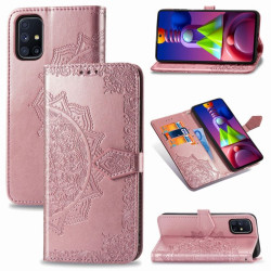 Etui Smart Mandala na telefon Samsung Galaxy M51 M515 jasnoróżowe