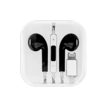 Słuchawki lightning do telefonu Apple iPhone 7 7+ 8 8+ X XR XS czarne