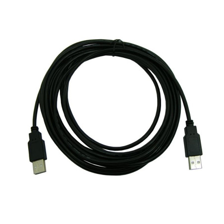 Kabel PC USB-A 2.0 męski - męski przewód 5m czarny