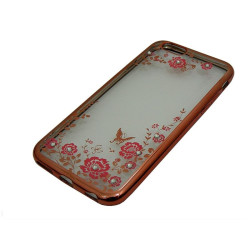 Etui BUMPER GLOSSY DIAMOND na telefon Apple iPhone 6 6S jasnoróżowe