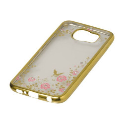 Etui BUMPER GLOSSY DIAMOND na telefon Samsung Galaxy S6 G920 złote
