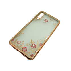 Etui BUMPER GLOSSY DIAMOND na telefon Samsung Galaxy A7 2018 A750 jasnoróżowe