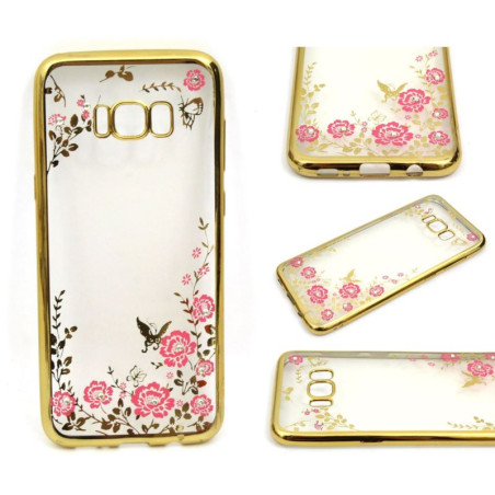 Etui BUMPER GLOSSY DIAMOND na telefon Samsung Galaxy S8+ G955 złote