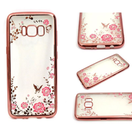 Etui BUMPER GLOSSY DIAMOND na telefon Samsung Galaxy S8+ G955 jasnoróżowe