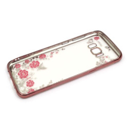 Etui BUMPER GLOSSY DIAMOND na telefon Samsung Galaxy S8+ G955 jasnoróżowe