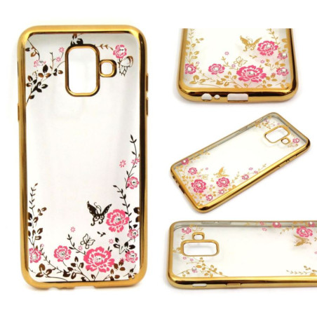 Etui BUMPER GLOSSY DIAMOND na telefon Samsung Galaxy A6 2018 A600 złote