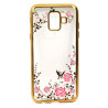 Etui BUMPER GLOSSY DIAMOND na telefon Samsung Galaxy A6 2018 A600 złote