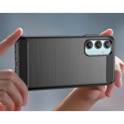 Etui Bumper Carbon Lux na telefon Samsung Galaxy M35 5G M356 czarne