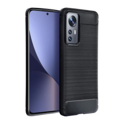 Etui Bumper Carbon LUX na telefon Xiaomi Redmi Note 12S 4G LTE 23030RAC7Y czarne