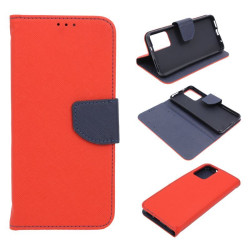 Etui Fancy Diary na telefon Xiaomi Redmi Note 12S 4G LTE 23030RAC7Y czerwone
