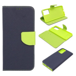 Etui Fancy Diary na telefon Xiaomi Redmi Note 12S 4G LTE 23030RAC7Y granatowe