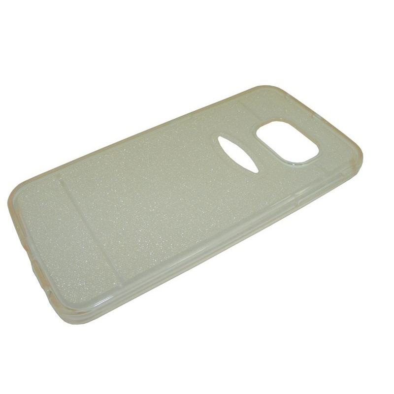 Etui Jelly Case GLITTER na telefon Samsung Galaxy S6 Edge G925 różowe