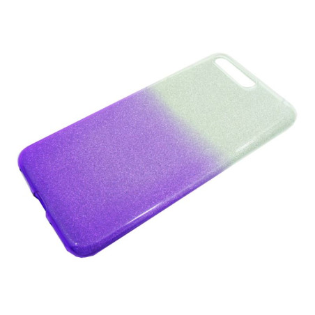Etui Jelly Case SHINING na telefon Huawei Y6 2018 sreb/fiol