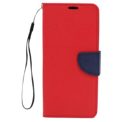 Etui Fancy Diary na telefon TCL 10 SE T766 czerwone