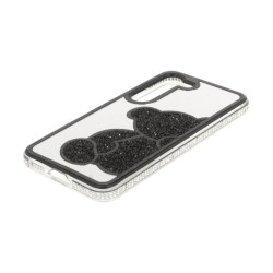 Etui TEDDY BEAR na telefon Samsung Galaxy S25+ 5G S936 damskie dziewczęce na prezent urodziny święta czarne