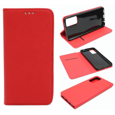 Etui Smart Magnet na telefon Realme GT Master Edition 5G RMX3363 czerwone
