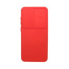 Etui SILICONE LENS na telefon Samsung Galaxy S24 FE 5G S721 czerwone