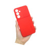 Etui SILICONE LENS na telefon Samsung Galaxy S24 FE 5G S721 czerwone